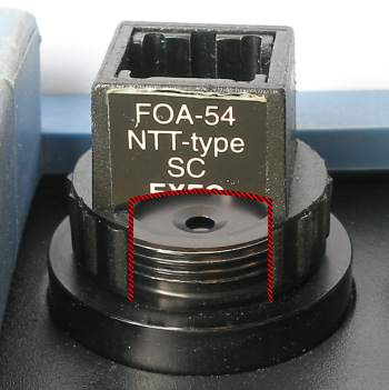 Powermeter má na vstupu detektor - nezáleží na rovné nebo šikmé variantě konektoru