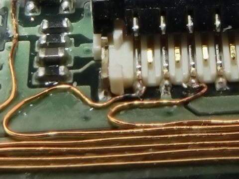 Soldered enamelled wires 0.09mm